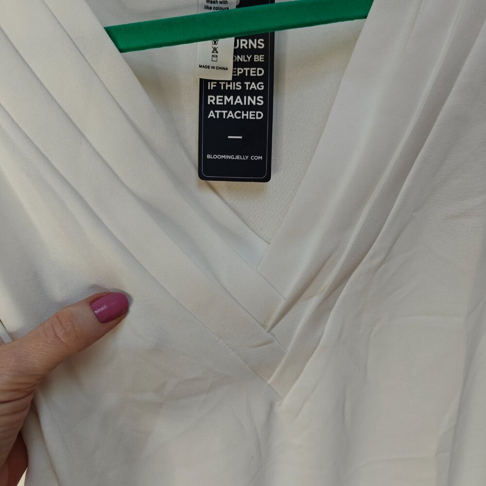 Blooming Jelly Tank Top Dressy Sleeveless Blouses Business Casual Tank XL NWT - Picture 8 of 10